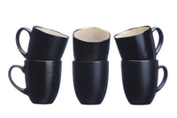 Tassen-Set IRIS 40cl - 6 tlg. - Elfenbeinweiss