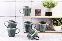 Tassen-Set MOON 40cl - 6 tlg. - Petrol