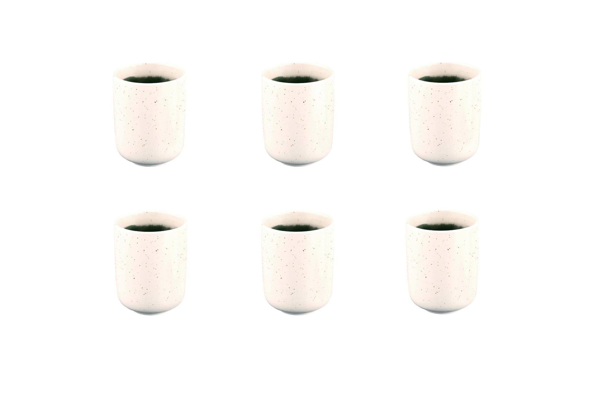 Tassen-Set OXYGEN 30cl - 6 tlg. - Graugrün