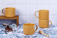 SCANDI mug 50cl - 4 pieces - Ocher