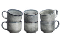 Tassen-Set ZEN 40cl - 6 tlg. - Natur