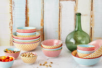 Bowl PATTERN Ø21cm - 6 pieces - Color