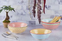 Schalen PATTERN Ø21cm - 6 tlg. - Farbig