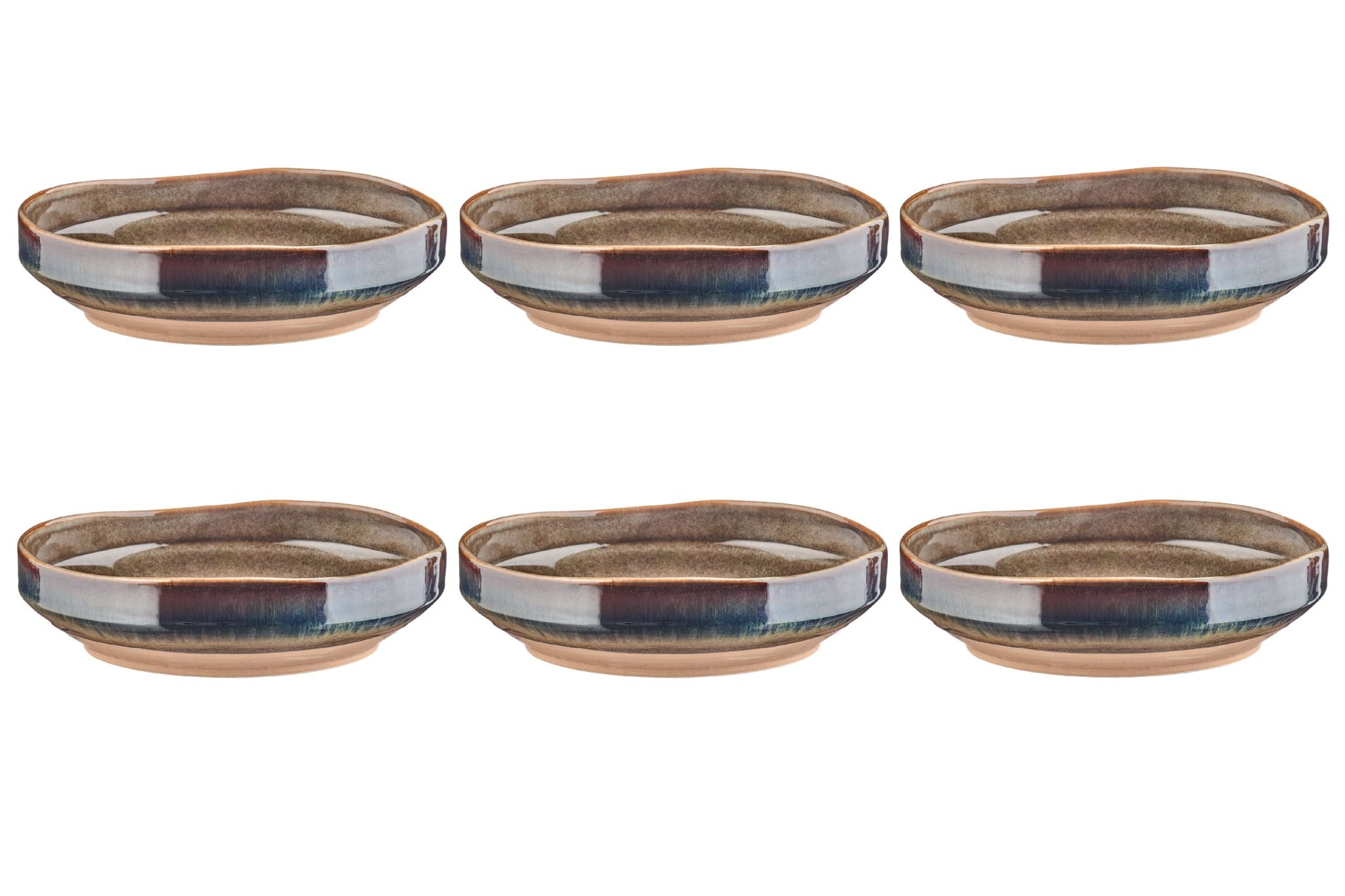 Suppenteller GENESIS Ø21cm - 6 tlg. - Basalt