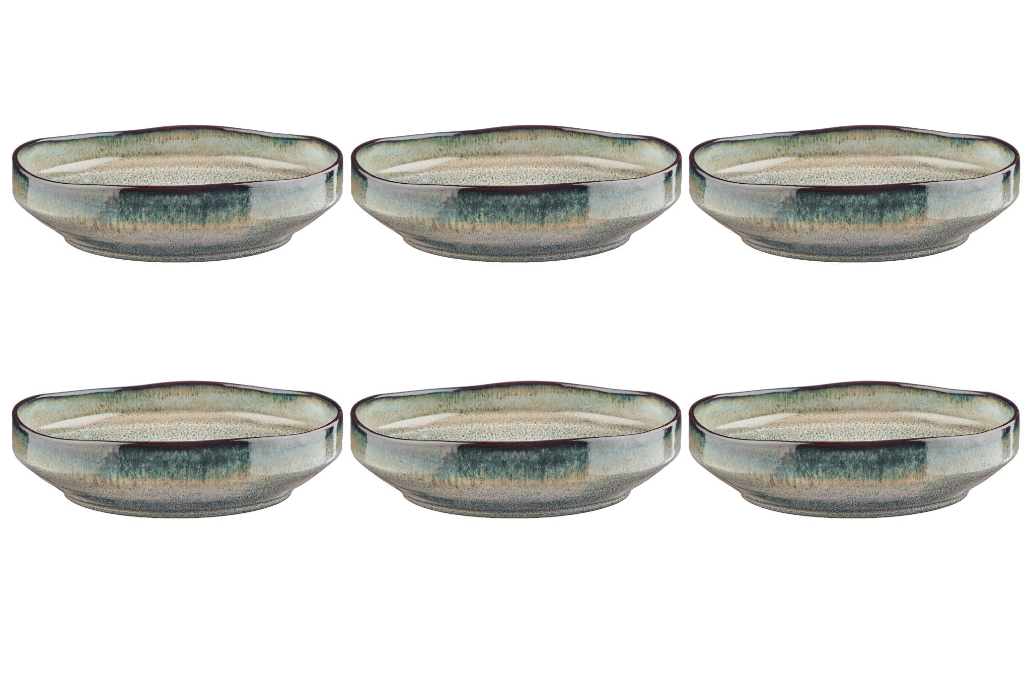 Tiefer Teller GENESIS Ø21cm - 6 tlg. - Land