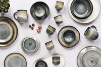 GENESIS deep plate Ø21cm - 6 pieces - Earth