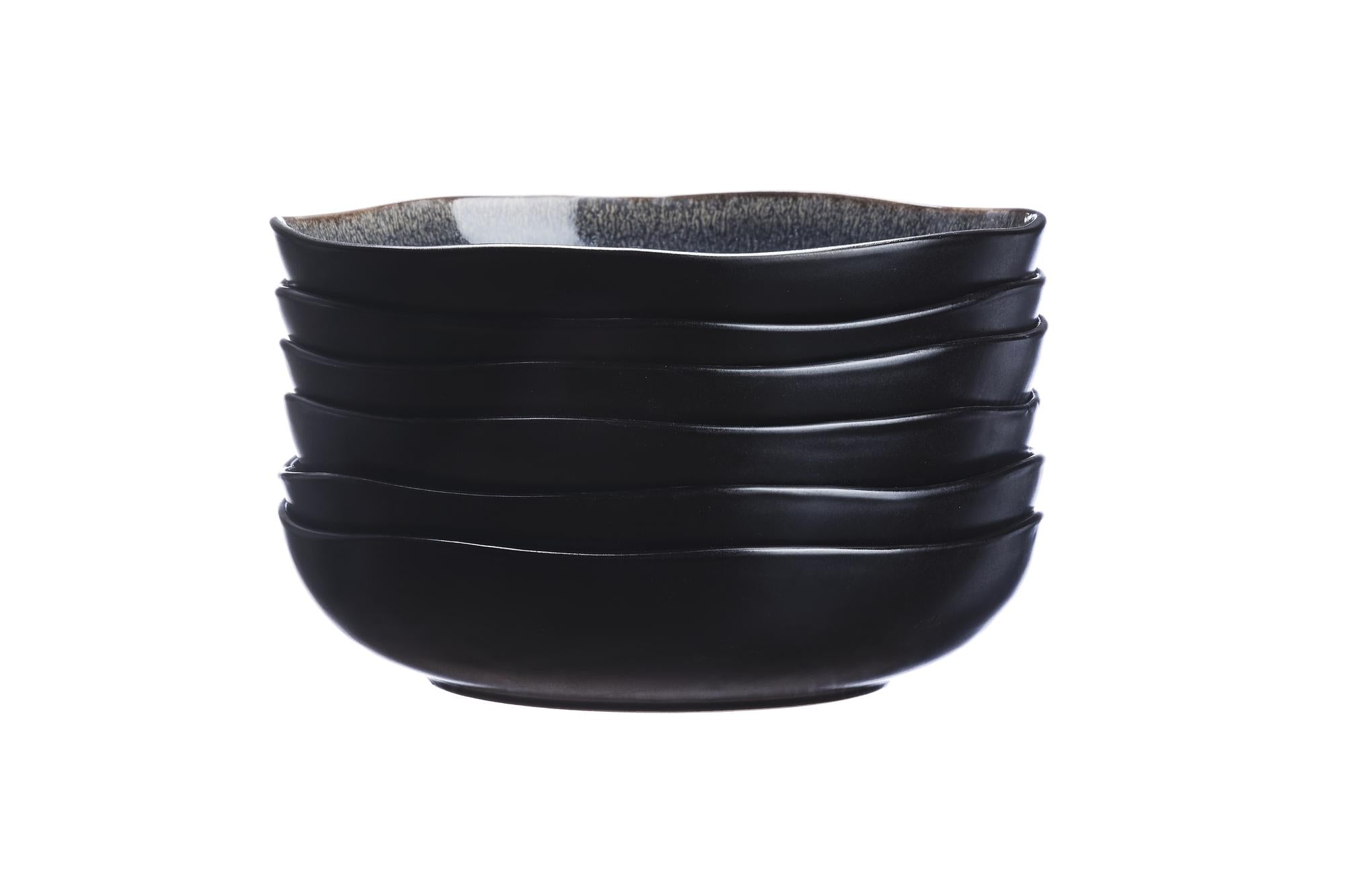 Suppenteller-Set IRIS Ø22 - 6 tlg. - Dunkelblau