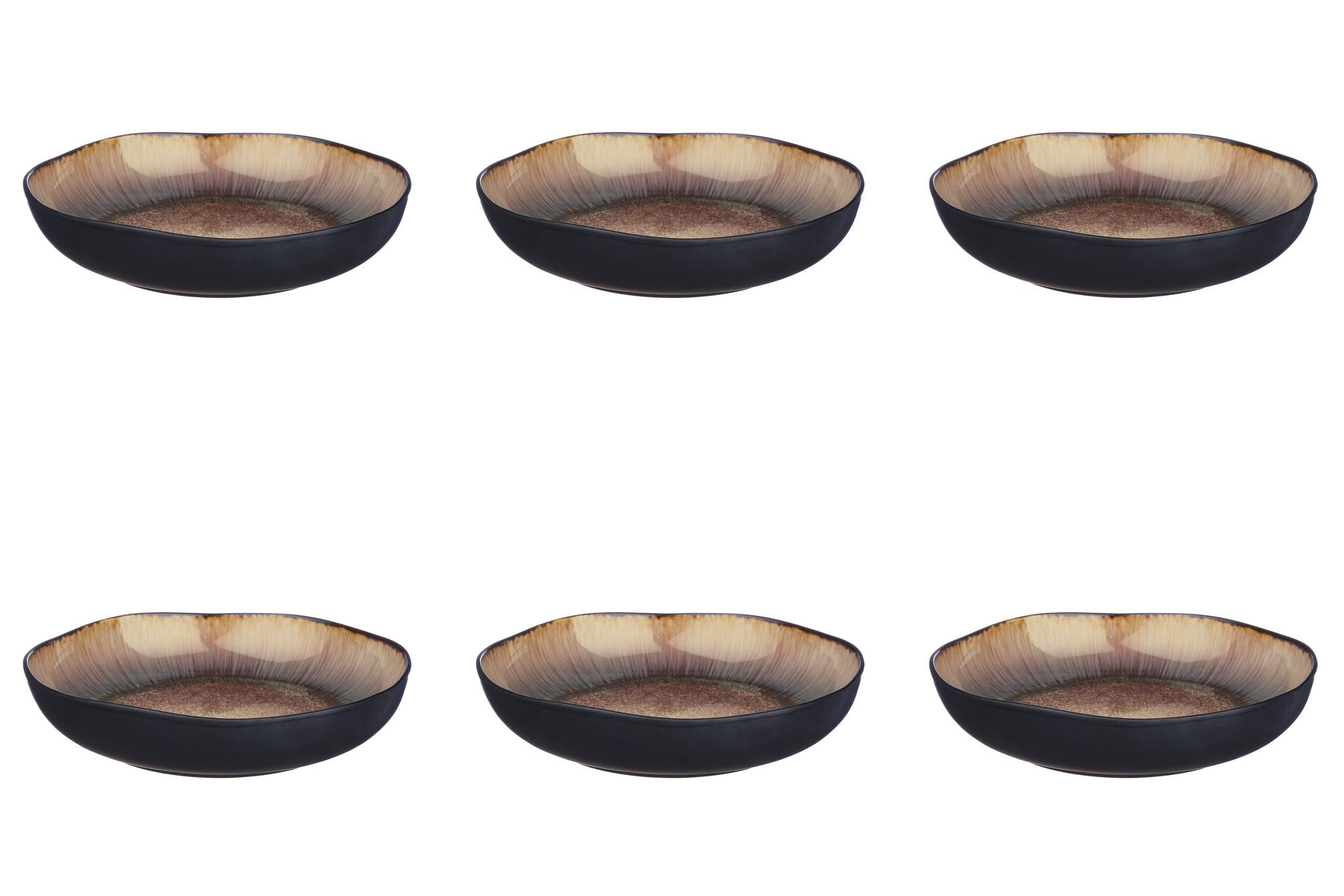 Suppenteller IRIS Ø22 - 6 tlg. - Wildbraun