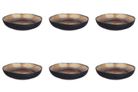 Piatto fondo IRIS Ø22,5 cm - 6 pezzi - Marrone selvaggio
