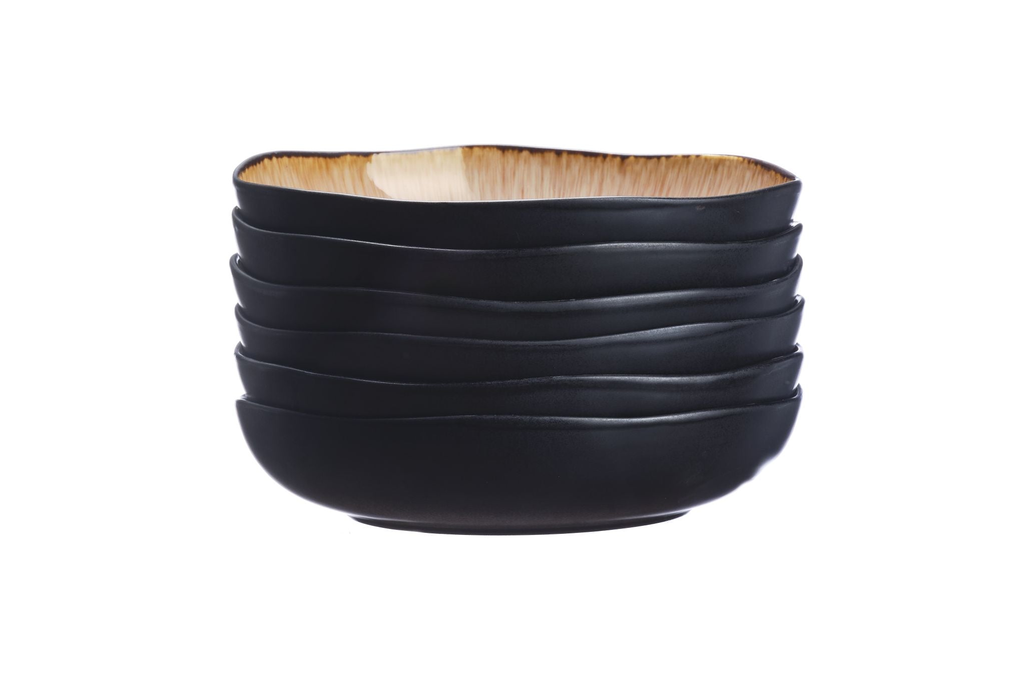 Soup plateIRIS Ø22,5cm - 6 pieces - Wild brown