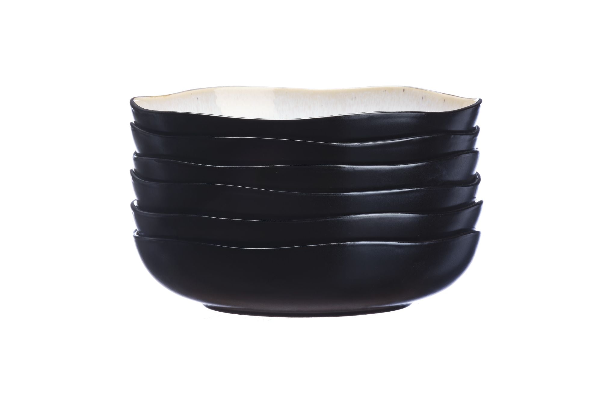 Piatto fondo IRIS Ø22,5 cm - 6 pezzi - Bianco avorio