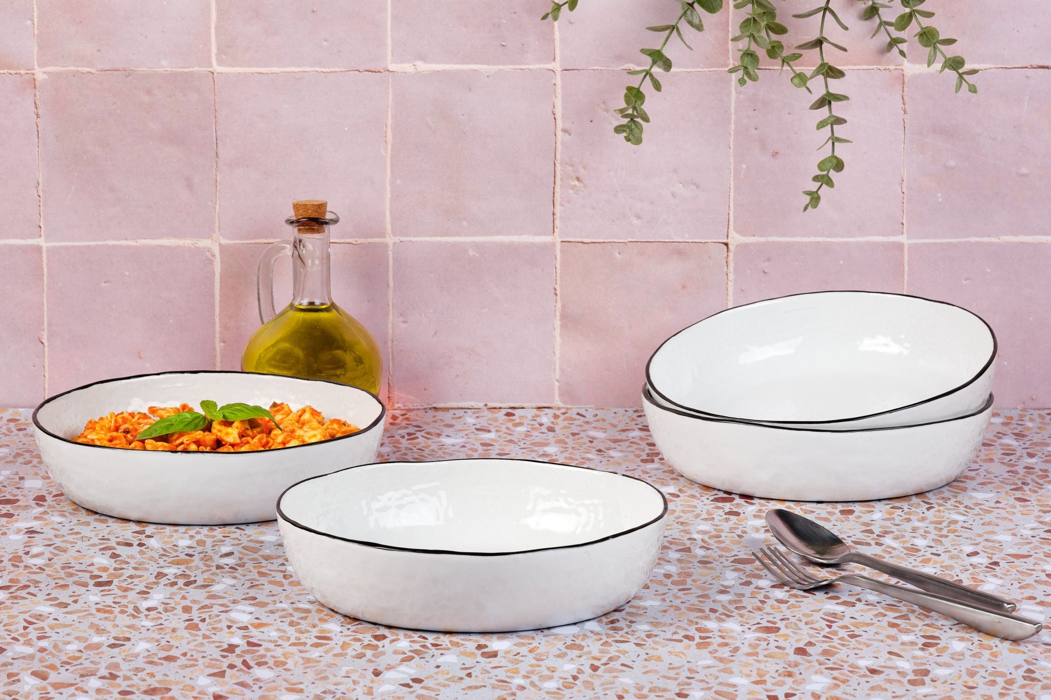 PURE soup plate Ø21.5cm - 4 pieces - Snow White