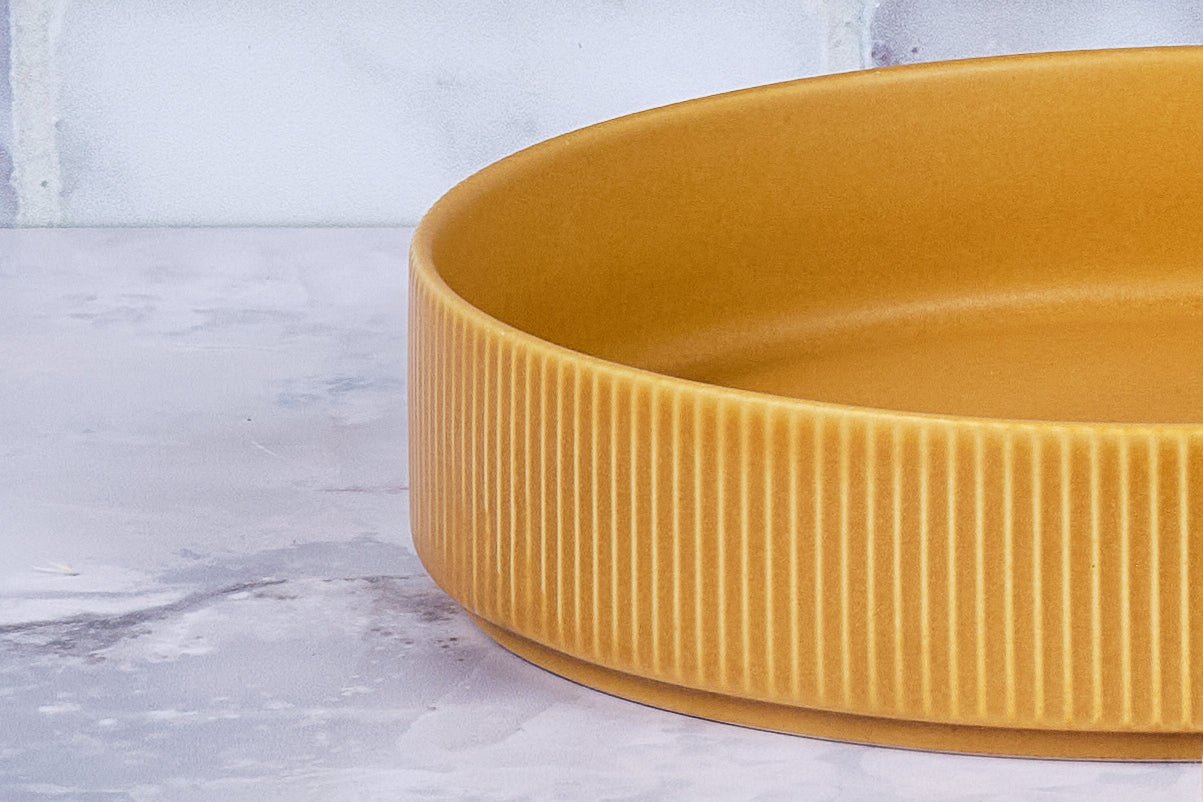 Suppenteller SCANDI Ø21,5cm - 4 tlg. - Ocker