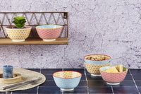 Schalen PATTERN Ø12cm - 6 tlg. - Farbig