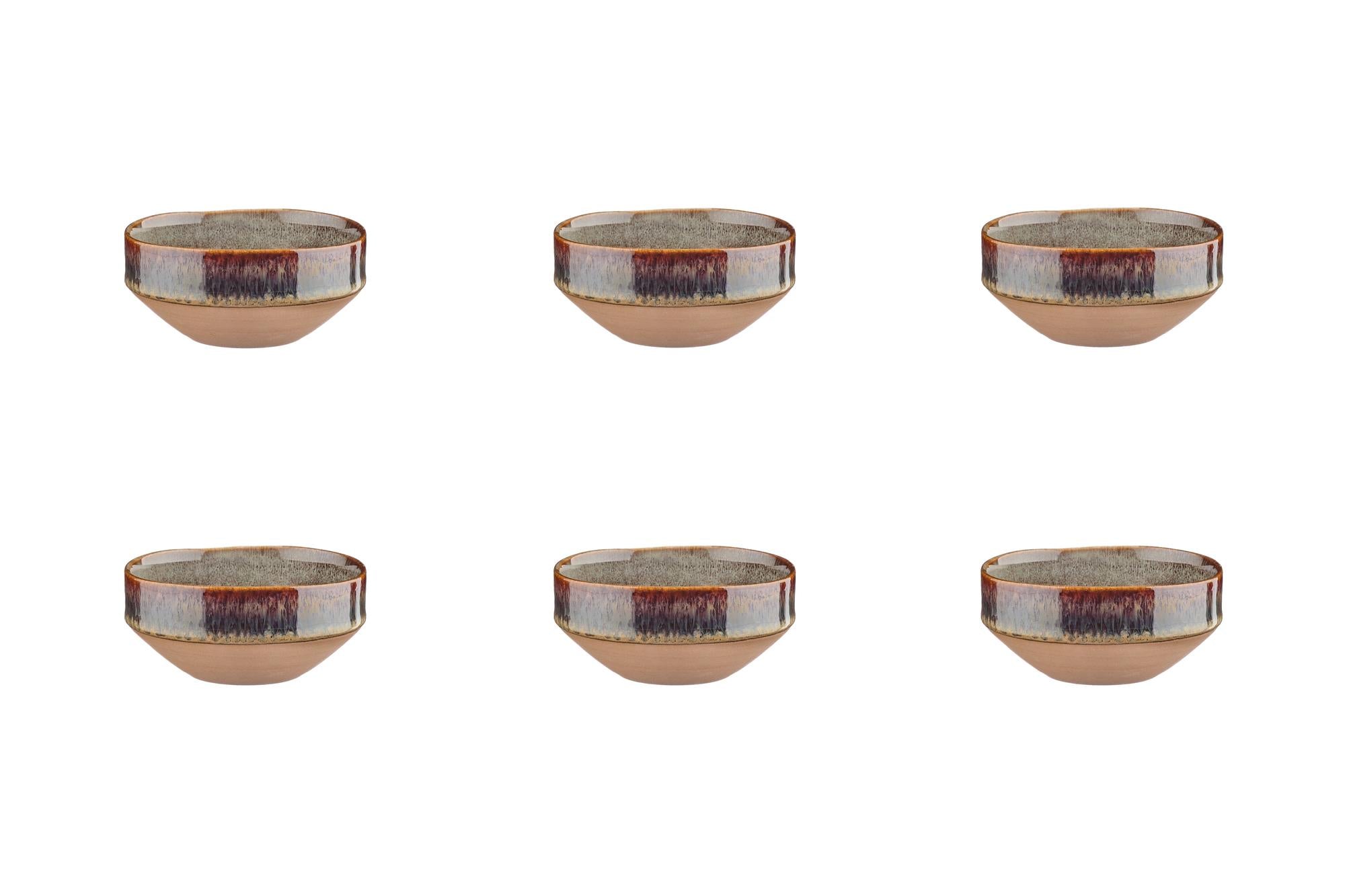 Schalen GENESIS Ø11cm - 6 tlg. - Basalt