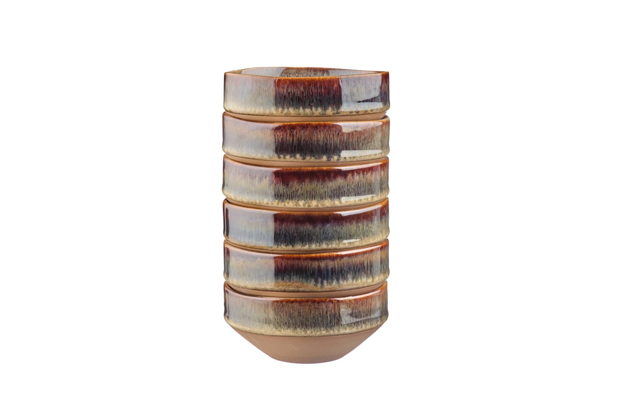 Schalen GENESIS Ø11cm - 6 tlg. - Basalt