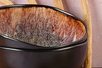 Ciotola IRIS Ø12 cm - 6 pezzi - Marrone selvaggio