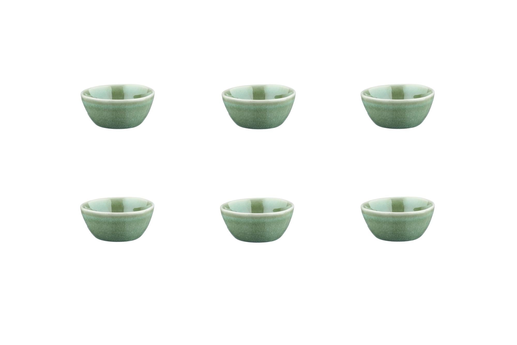 Schalen MAGMA Ø9cm - 6 tlg. - Mintgrün