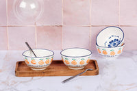 NAPOLI ciotola Ø12cm - 4 pezzi - Agrumi