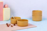 Schalen SCANDI Ø12cm - 4 tlg. - Ocker