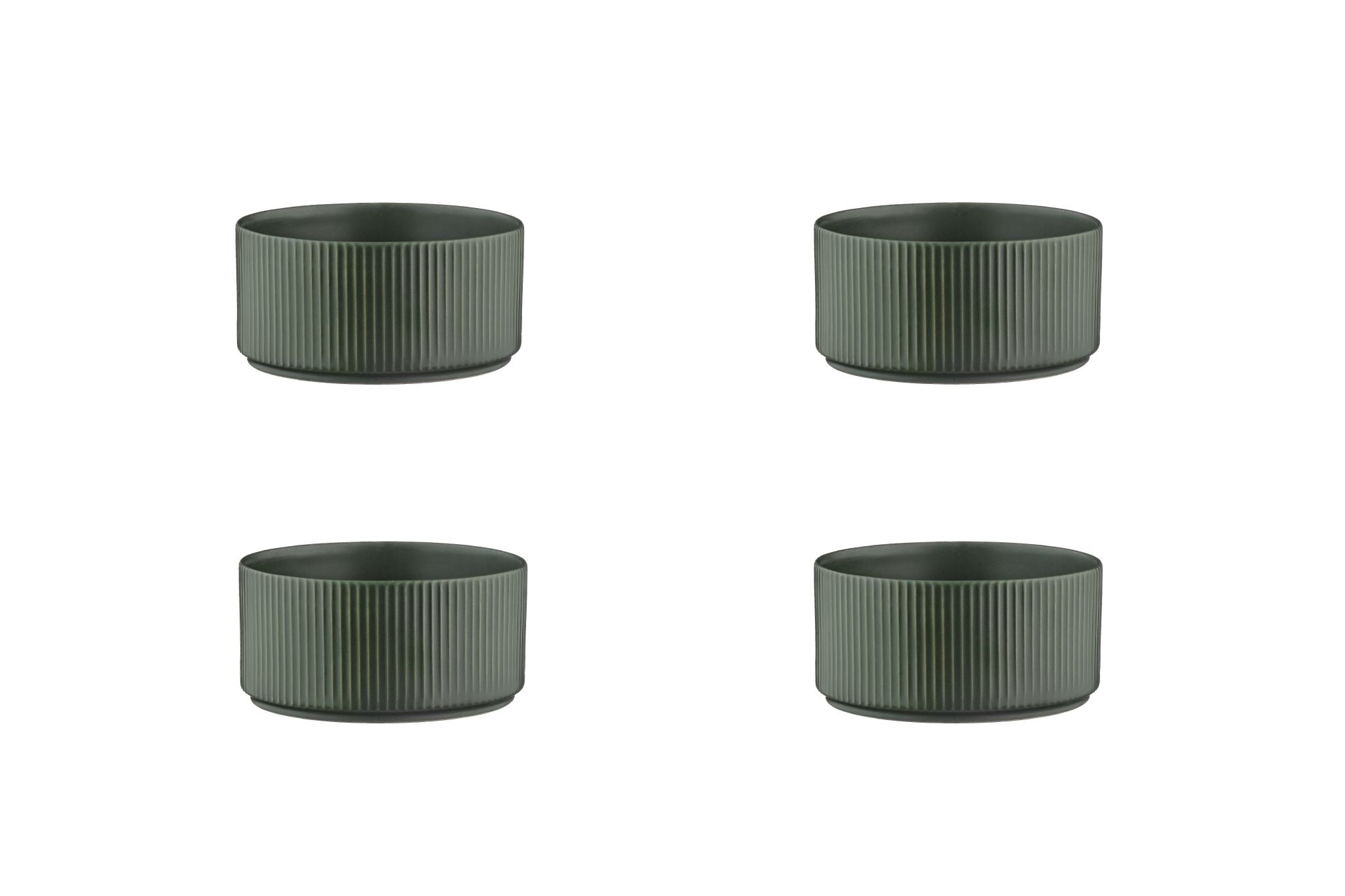 Schalen SCANDI Ø12cm - 4 tlg. - Oliv