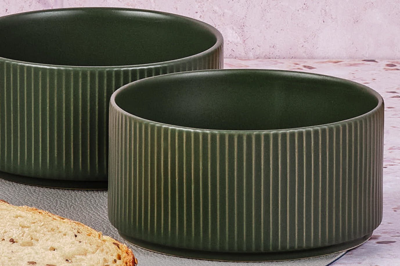 Schalen SCANDI Ø12cm - 4 tlg. - Oliv