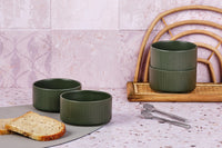 Bol SCANDI Ø12cm - 4 pièces - Olive