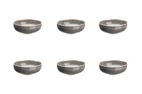 Bowl STELLAR Ø11,5cm - 6 pieces - Concrete grey