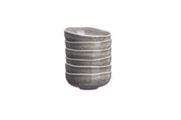 Bowl STELLAR Ø11,5cm - 6 pieces - Concrete grey