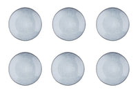 Plate CLOUD Ø21,5cm - 6 pieces - Storm grey