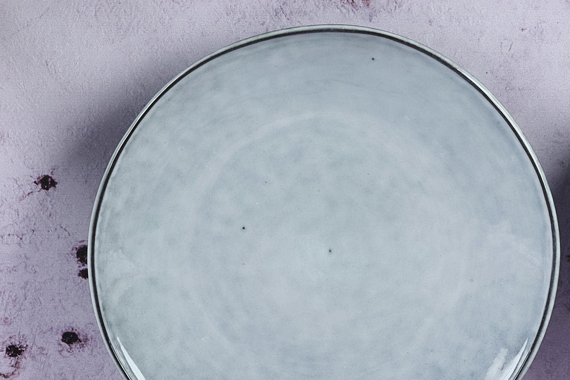 Teller-Set CLOUD Ø21,5cm - 6 tlg. - Sturmgrau