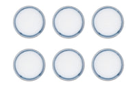 Assiette COSMOS Ø21,5cm - 6 pièces - Azur