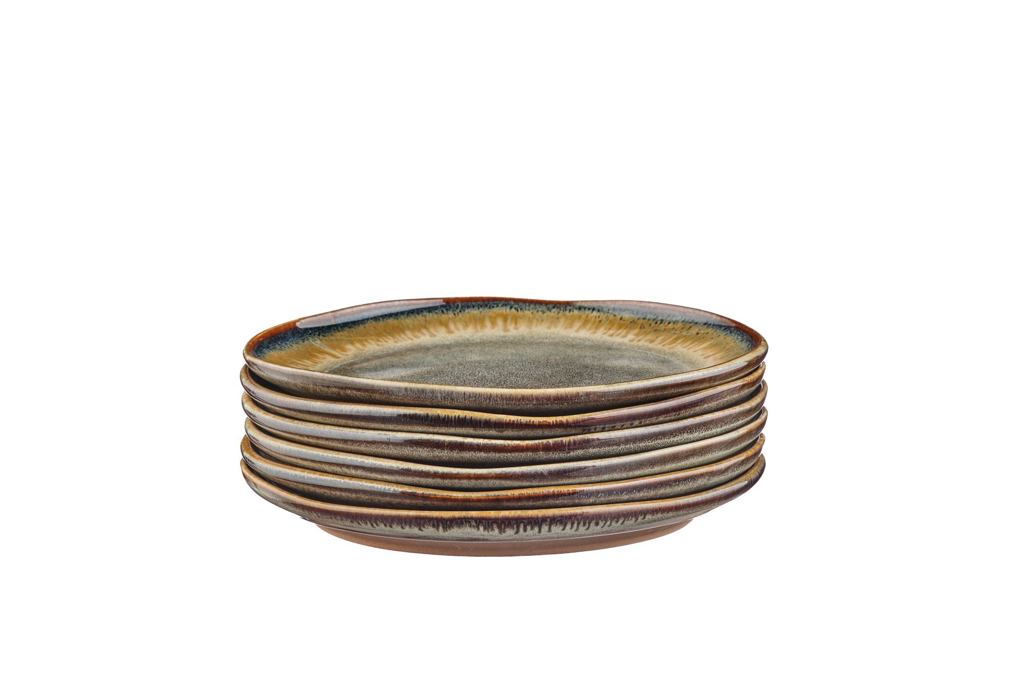 Teller-Set GENESIS Ø20,5cm - 6 tlg. - Basalt