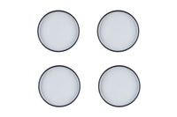 GOURMET plate Ø21.5cm - 4 pieces - Onyx