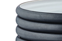 GOURMET plate Ø21.5cm - 4 pieces - Onyx