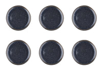 Teller-Set IRIS Ø21,5cm - 6 tlg. - Nachtblau