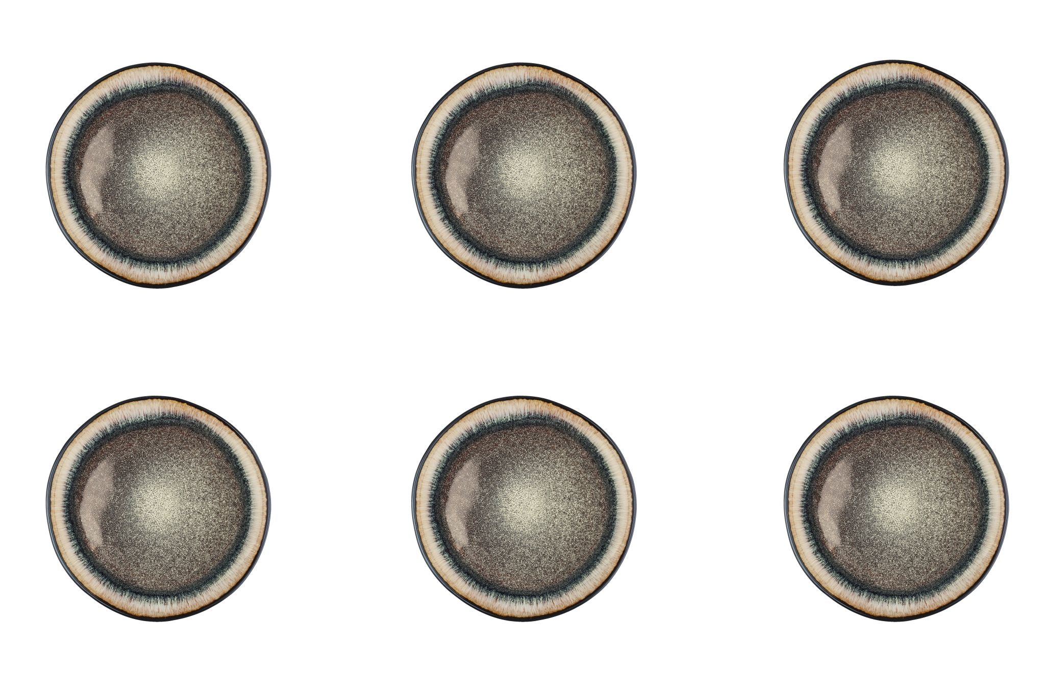 Teller IRIS Ø21 - 6 tlg. - Wildbraun