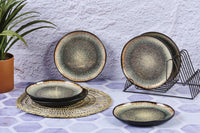 Piatto IRIS Ø21,5 cm - 6 pezzi - Marrone selvaggio