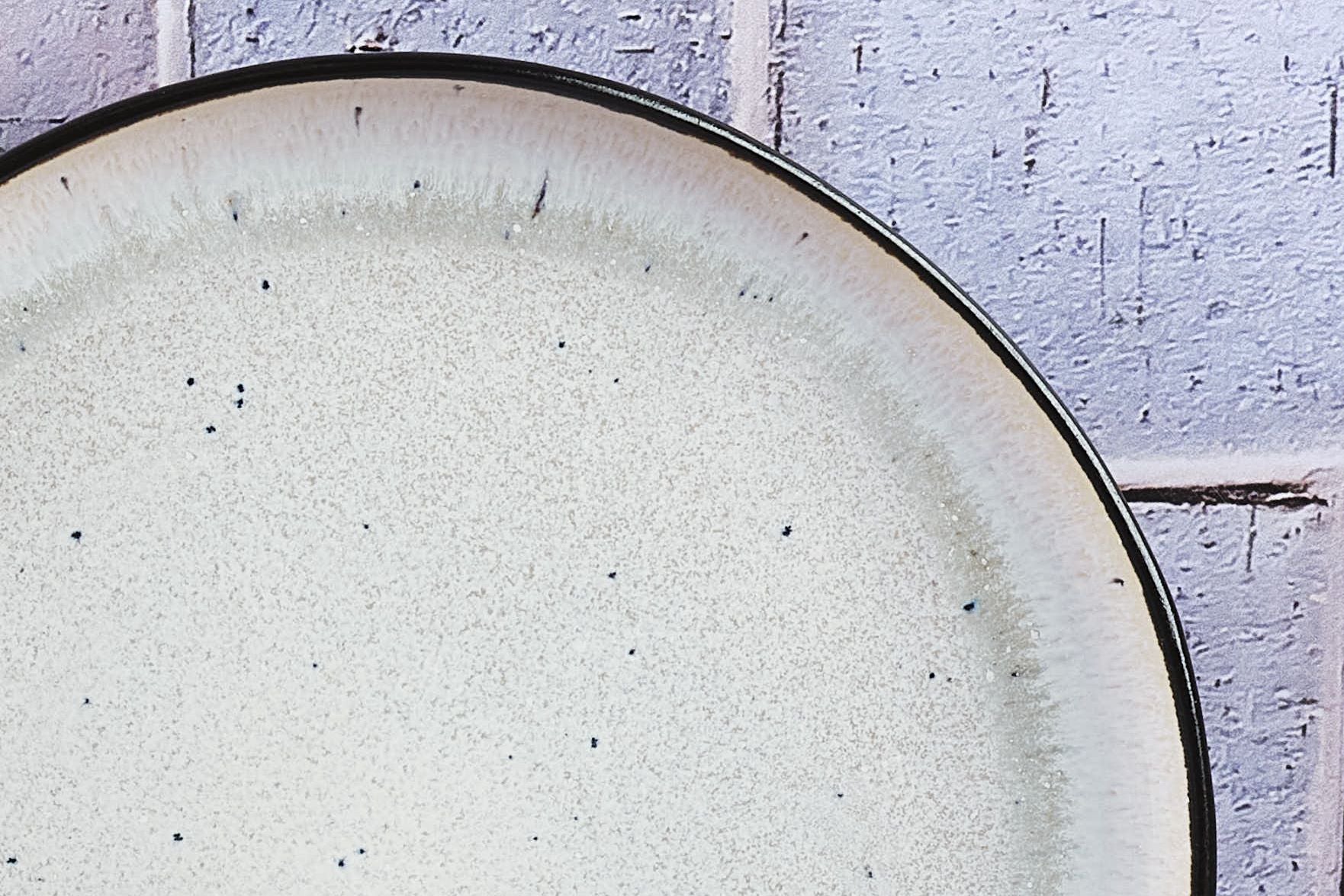 Plate IRIS Ø21,5cm - 6 pieces - Ivory white