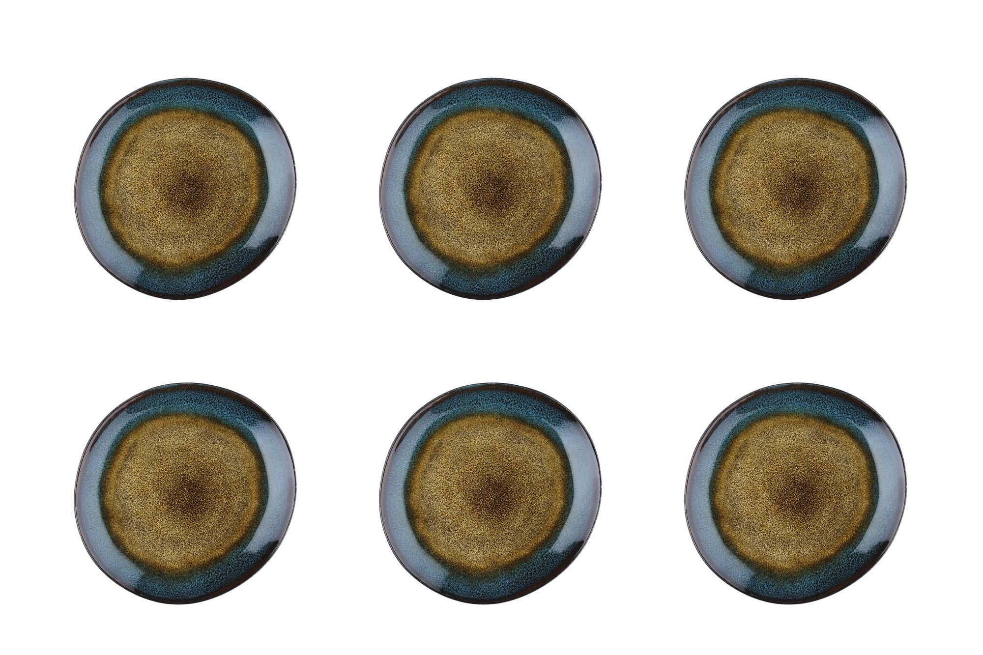 Teller-Set ISLAND Ø20,5cm - 6 tlg. - Land und Meer