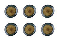 Assiette ISLAND Ø20,5cm - 6 pièces - Terre et mer