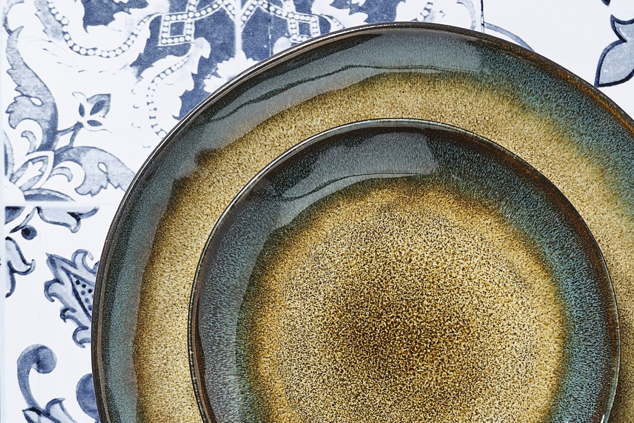 Assiette ISLAND Ø20,5cm - 6 pièces - Terre et mer