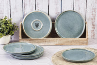 Piatto MAGMA Ø20cm - 6 pezzi - Cobalto