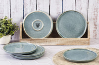 Plate MAGMA Ø20cm - 6 pieces - Cobalt