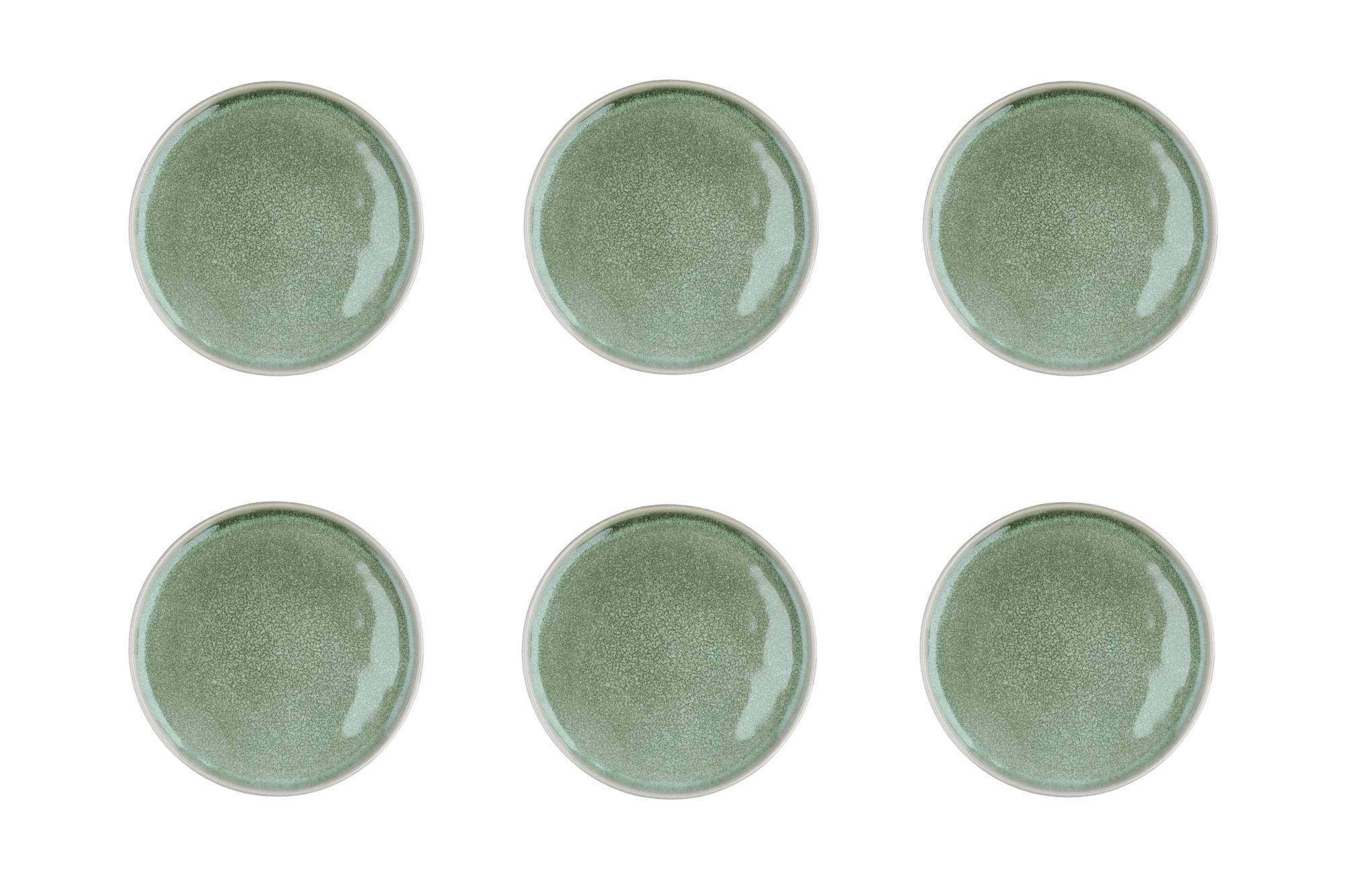 Teller-Set MAGMA Ø20cm - 6 tlg. - Mintgrün