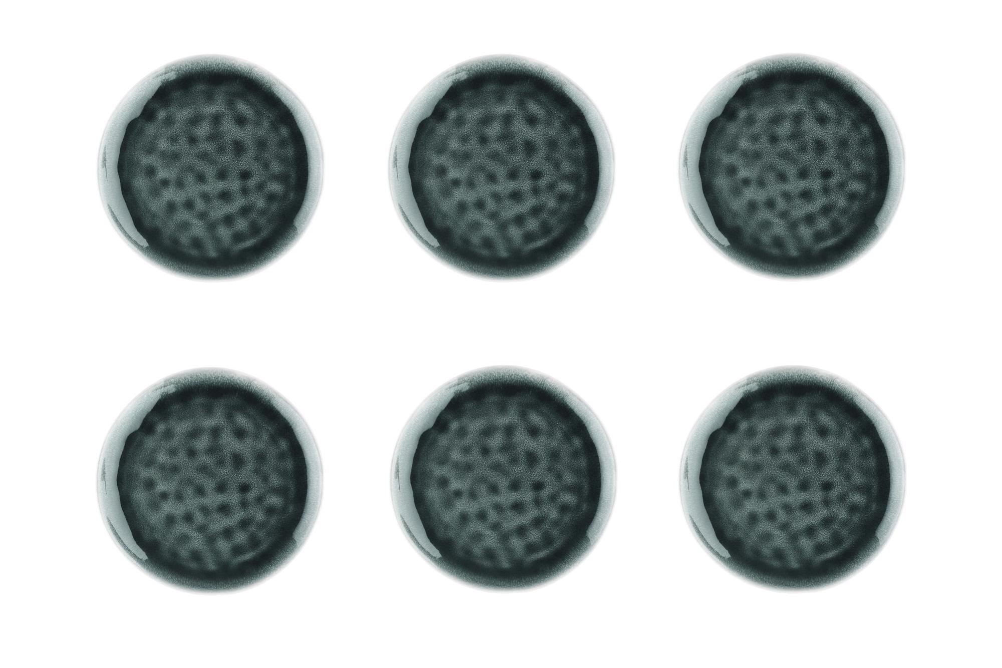 Teller-Set MOON Ø21cm - 6 tlg. - Petrol