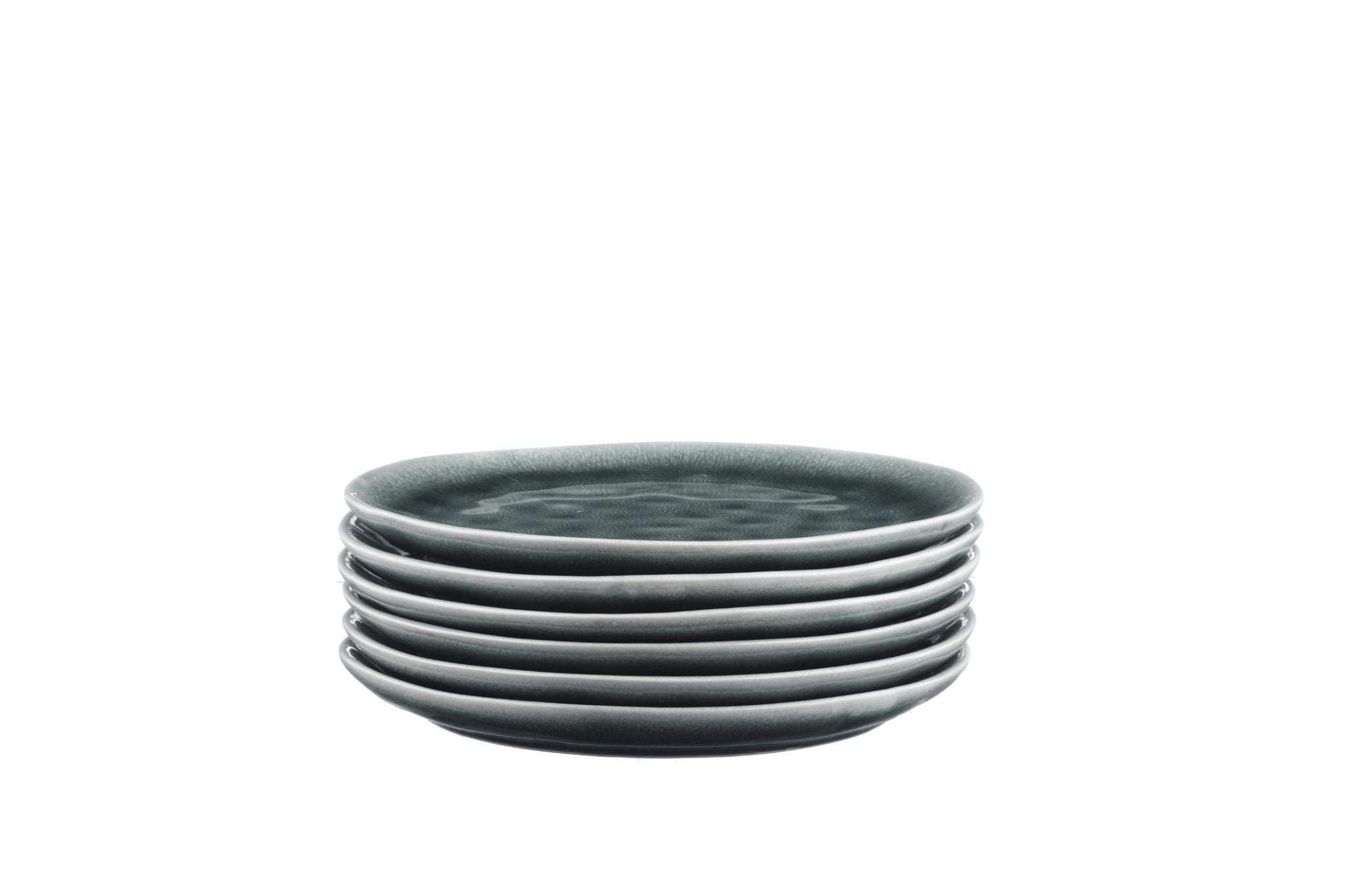 Teller-Set MOON Ø21cm - 6 tlg. - Petrol