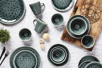 Plate MOON Ø21cm - 6 pieces - Petrol blue