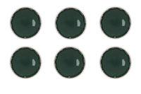 Plate OXYGEN Ø21,5cm - 6 pieces - Verdigris