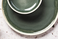 Plate OXYGEN Ø21,5cm - 6 pieces - Verdigris